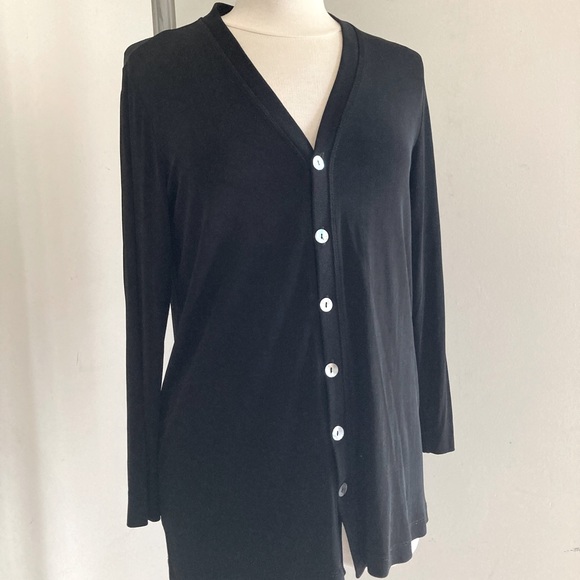 Private Edition by Chico’s Black Cardigan - Picture 1 of 4